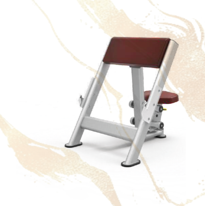 61A37 Seated Preacher Curl Bench